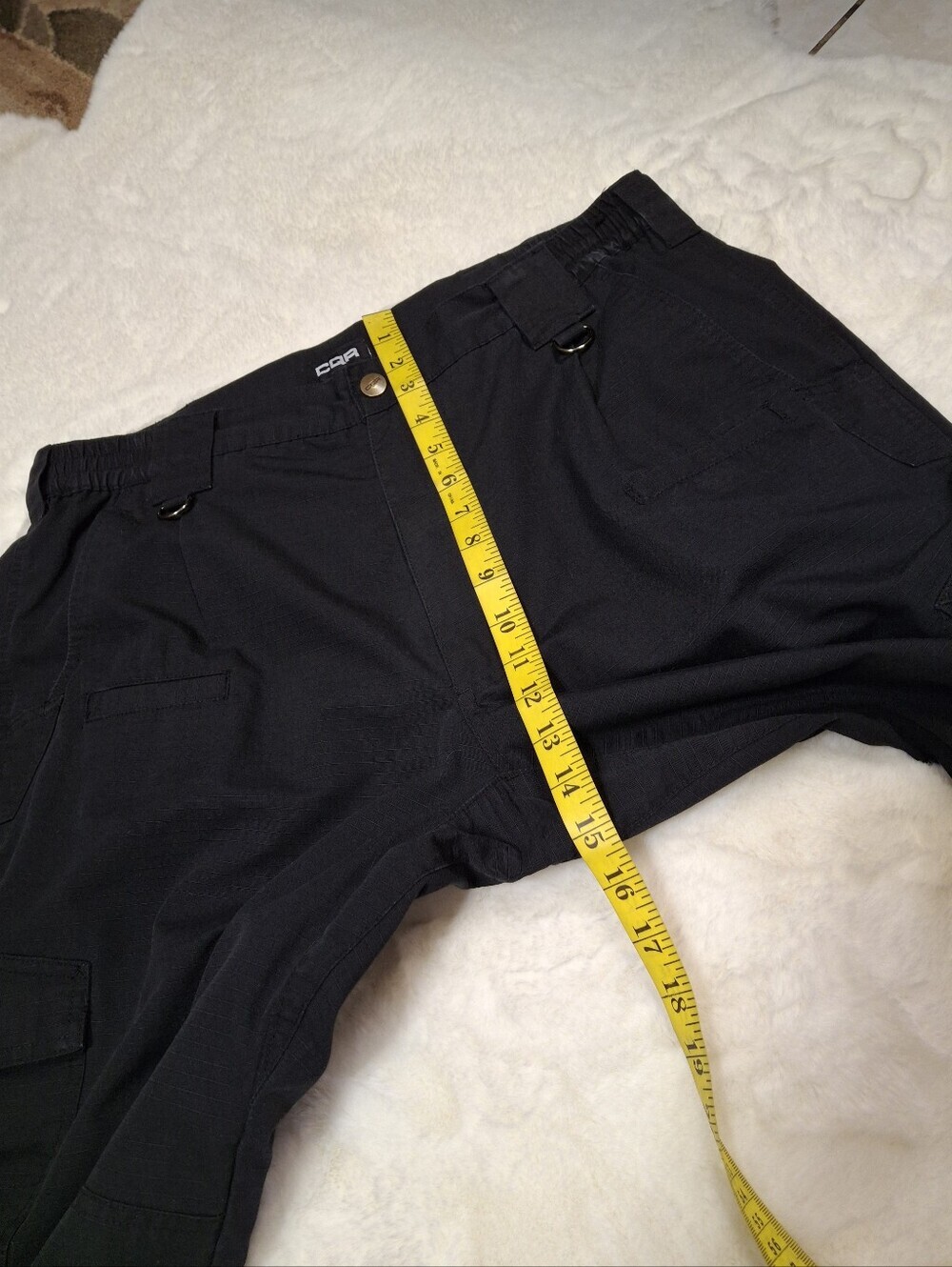 CQR Tlp-104 Lightweight Ripstop EDC Tactical Black Cargo Pants Men 36w X 30l - Picture 12 of 14